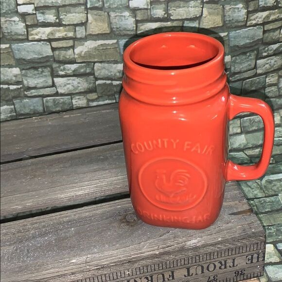 Country fair drinking jar - Picture 1 of 8